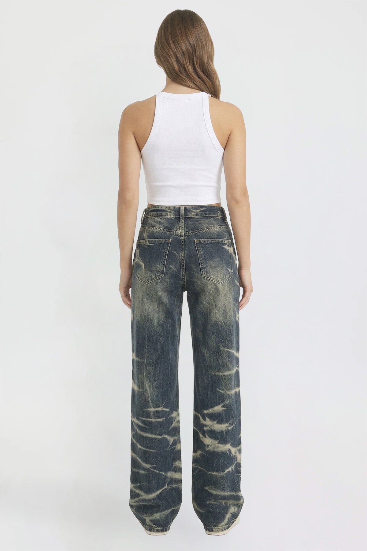 Women's Wide Leg Essential Baggy Jeans