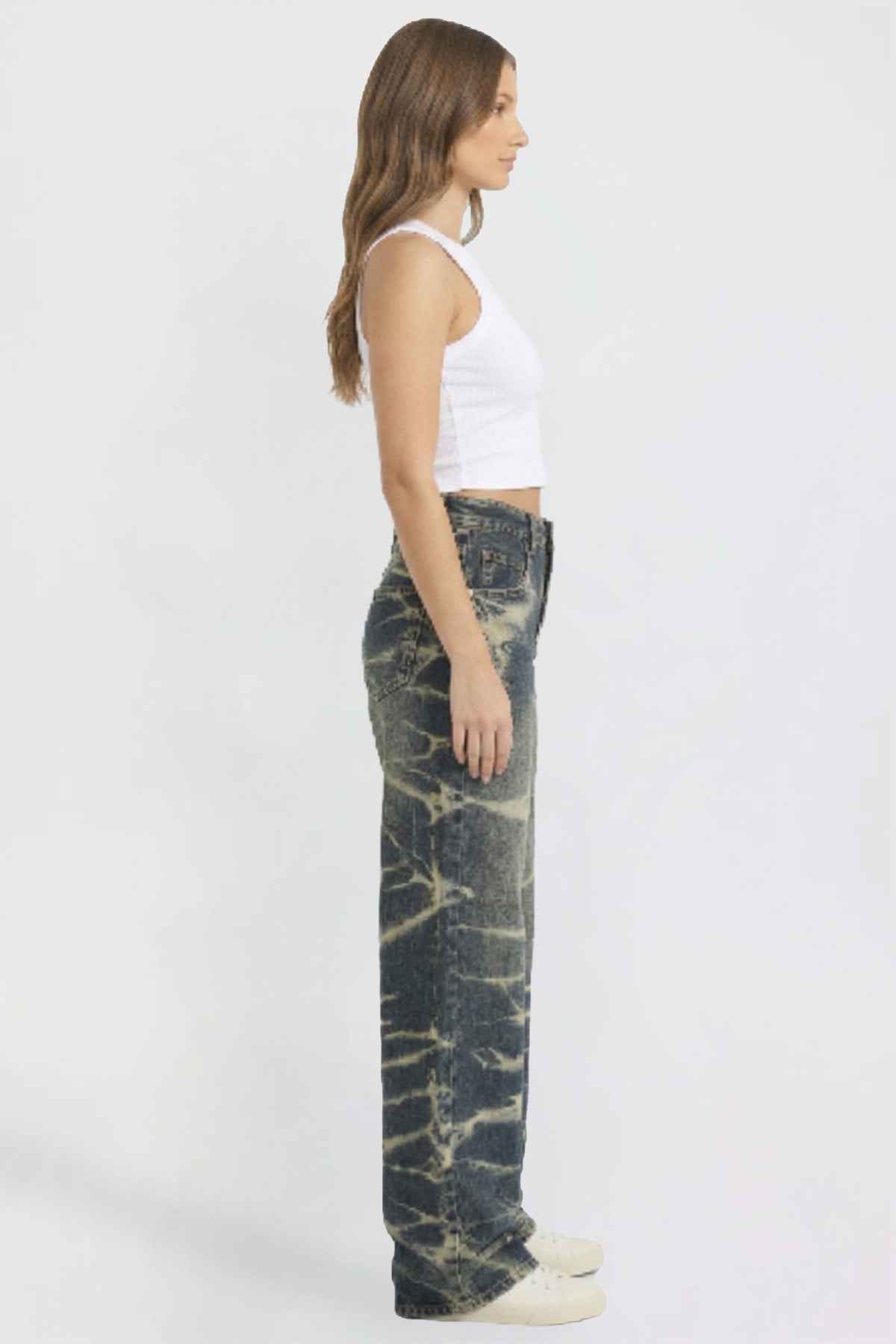 Women's Wide Leg Essential Baggy Jeans