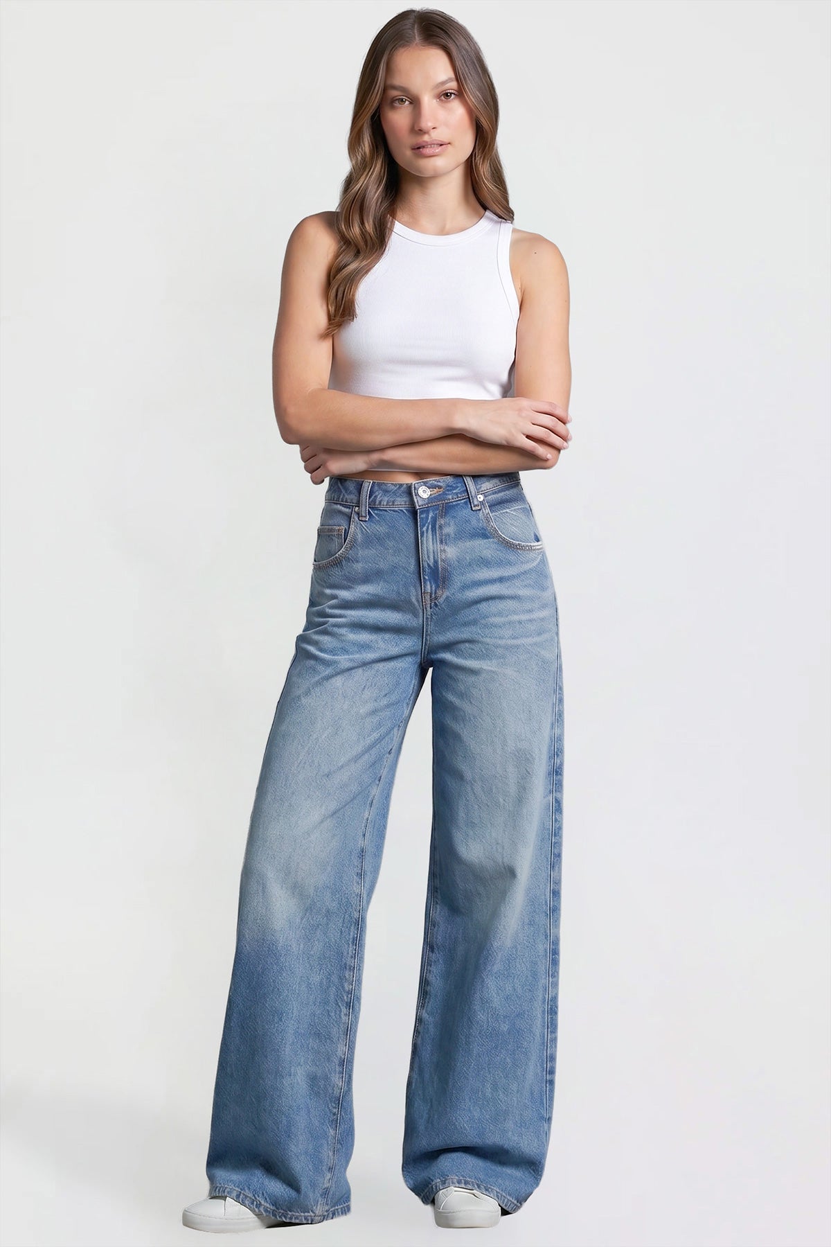 Women's Baggy Wide Leg Jeans