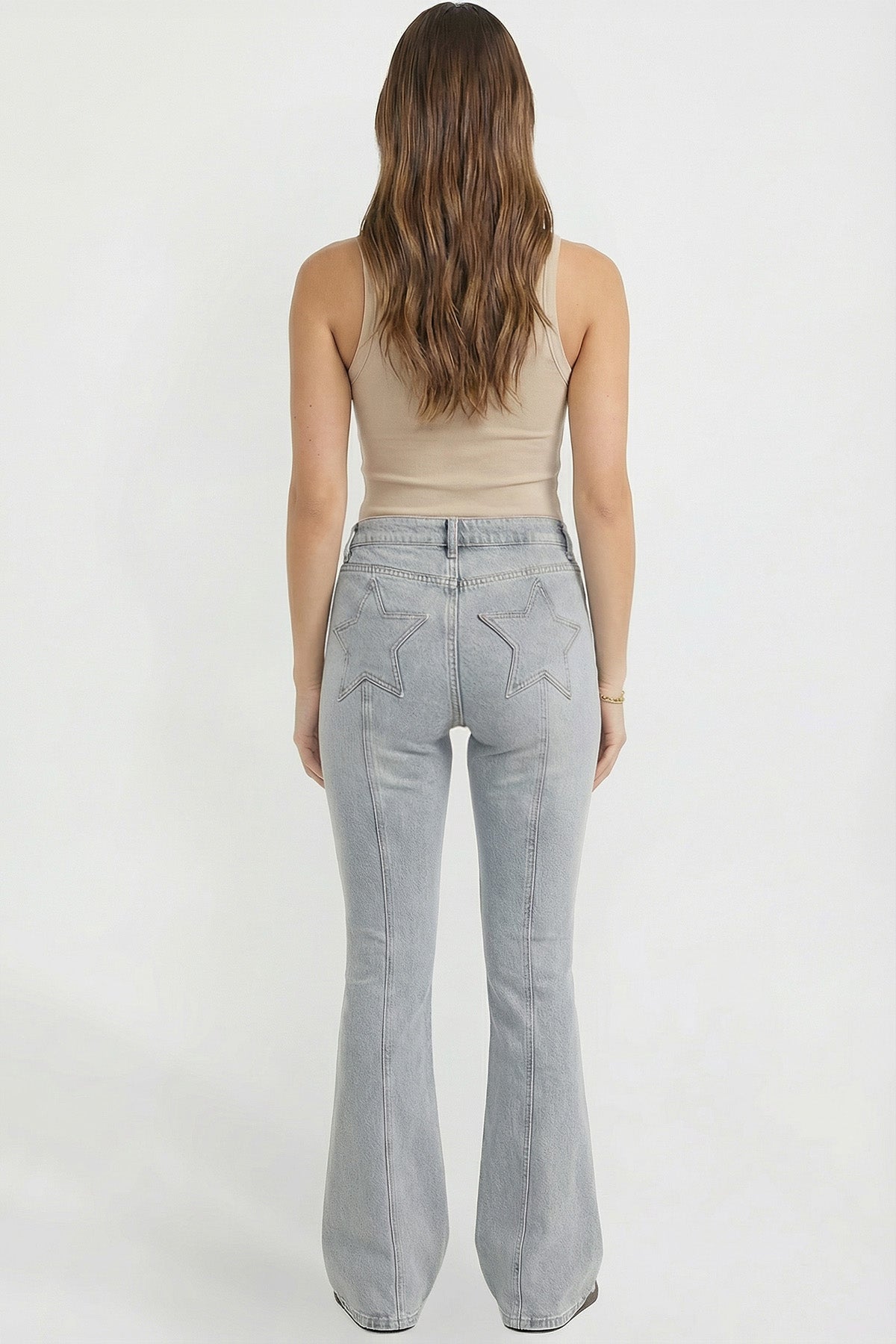 Women's Jessie Bootcut Star Patch Jeans