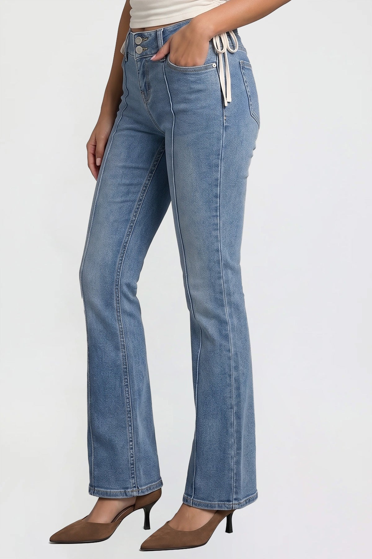 Women's Jessie Mid Rise Bootcut Jeans