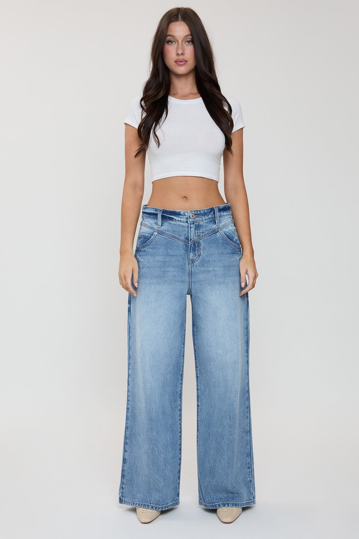 Women's Relaxed Extra Baggy Wide Leg Jeans