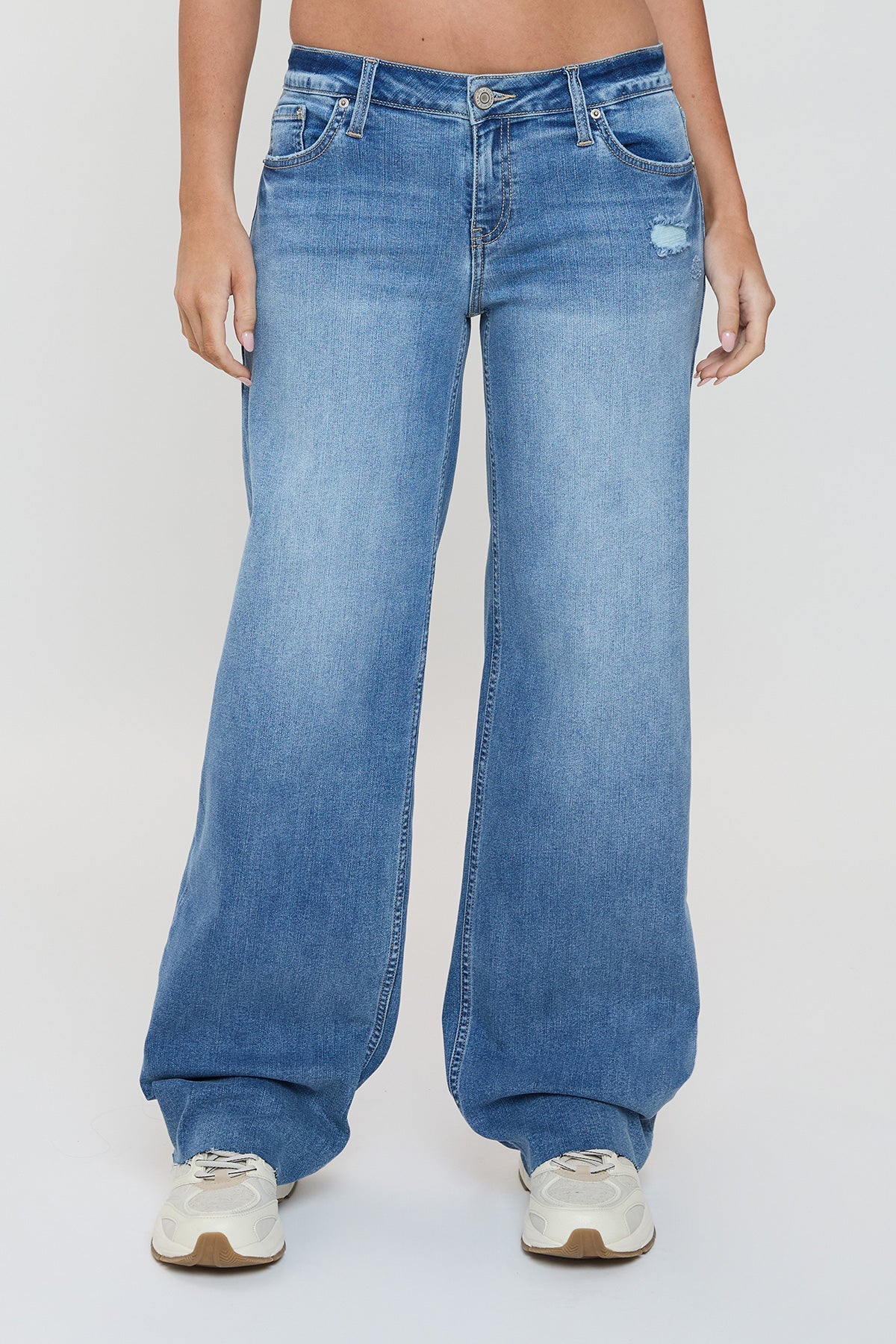 Women's Britney Low Rise Wide Leg Jeans