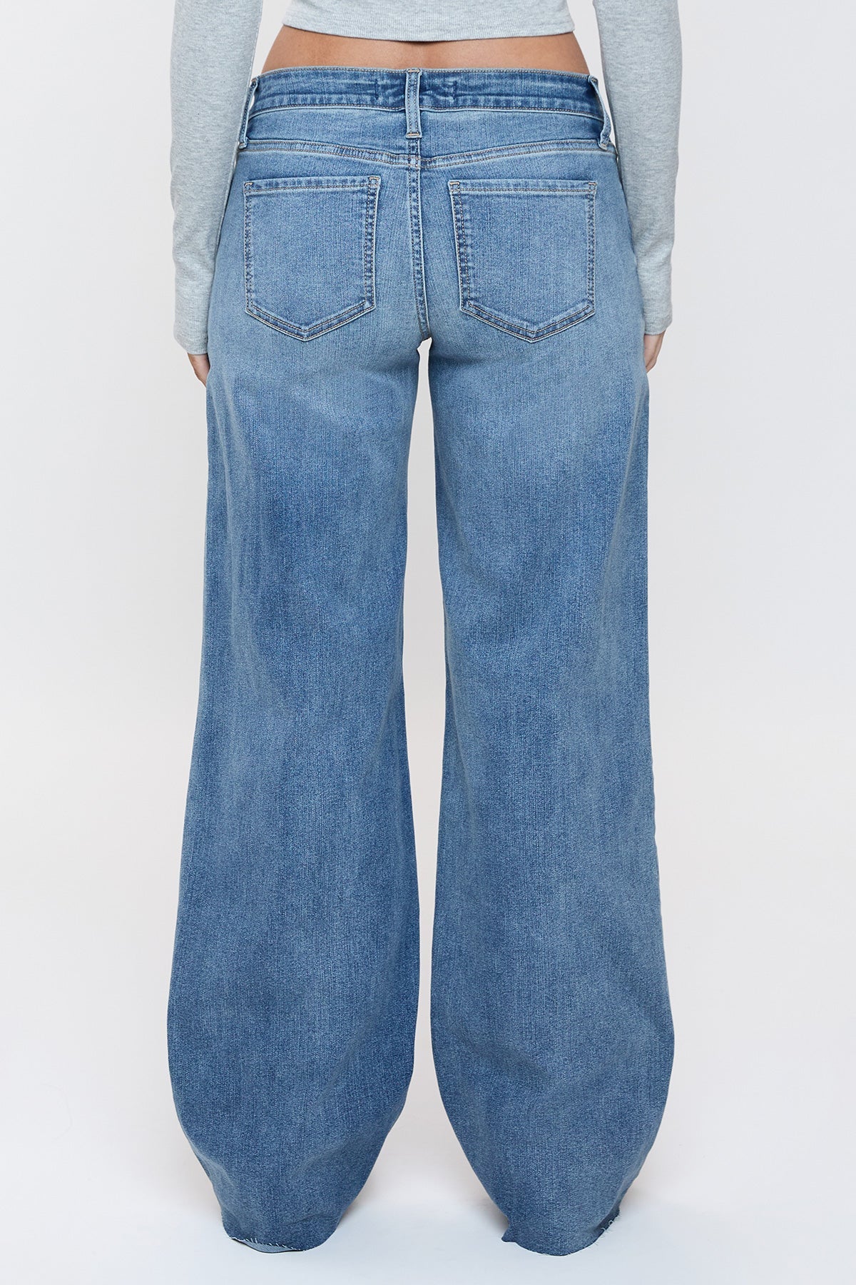 Women's Britney Low Rise Wide Leg Jeans