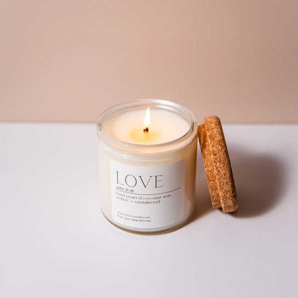 Shine & Love Candles, LOVE