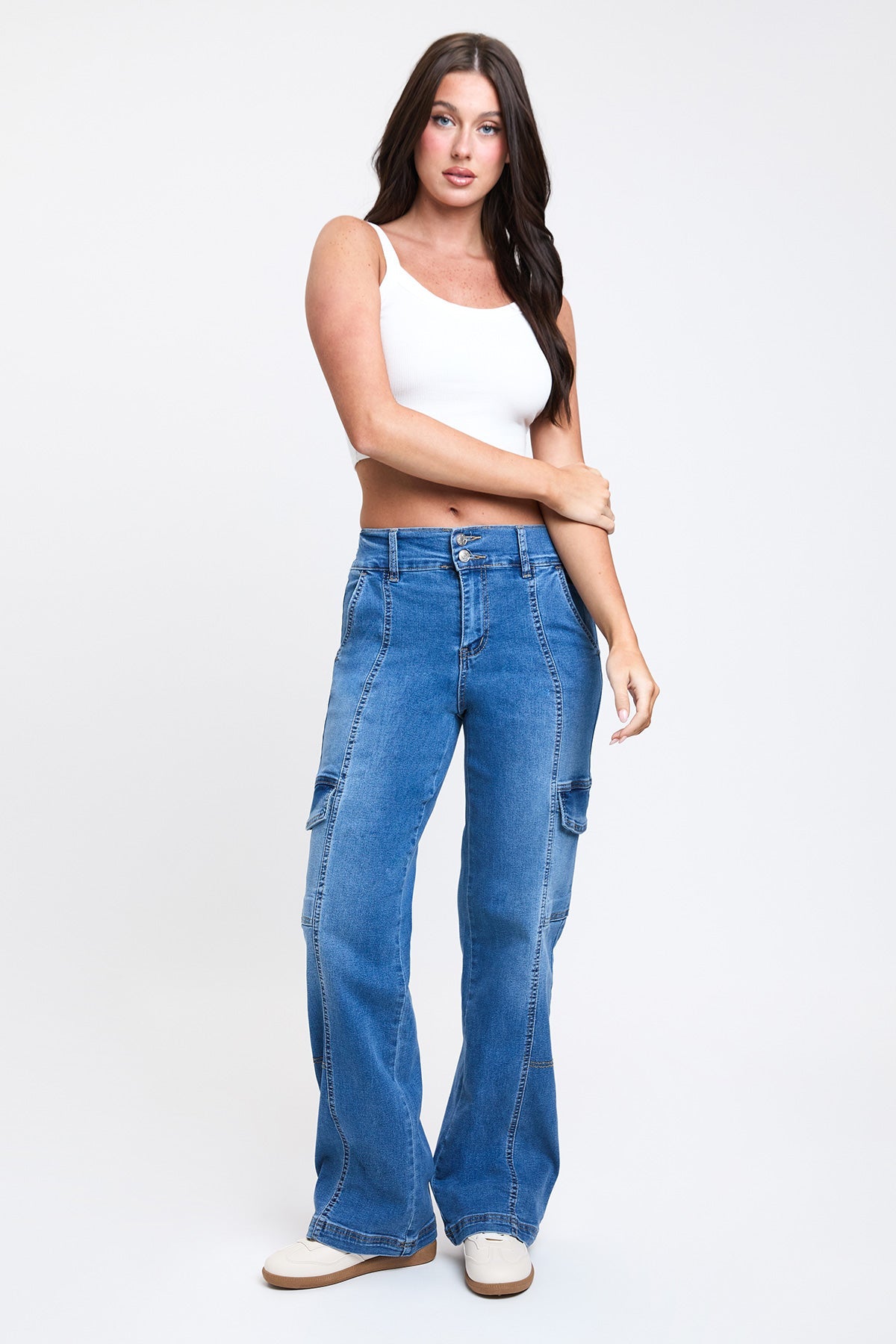 Women's Straight Cargo Jeans