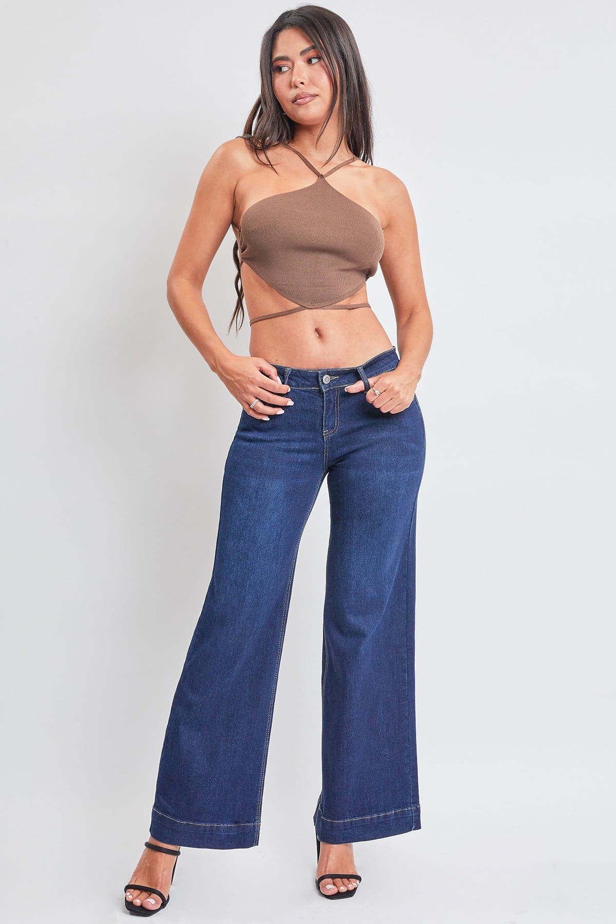 Women's Wide Leg Low Rise Jeans