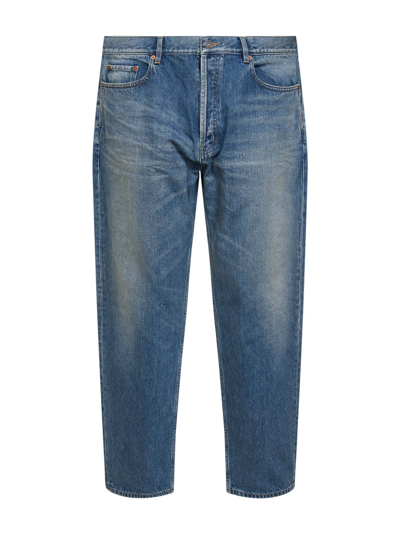 Mick Straight-Leg Jeans in Light Blue