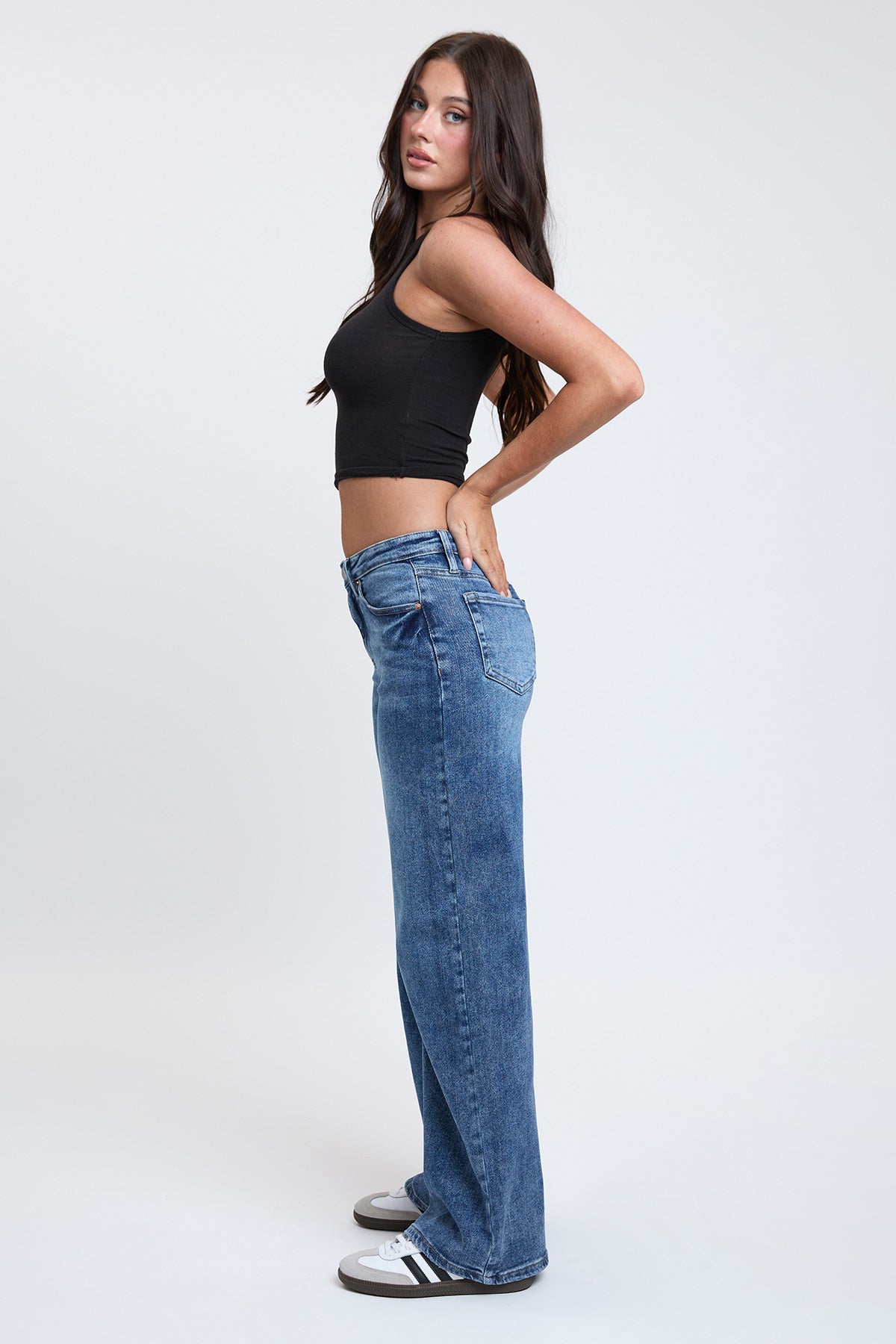 Women's Luxe Bella Wide Leg Jeans