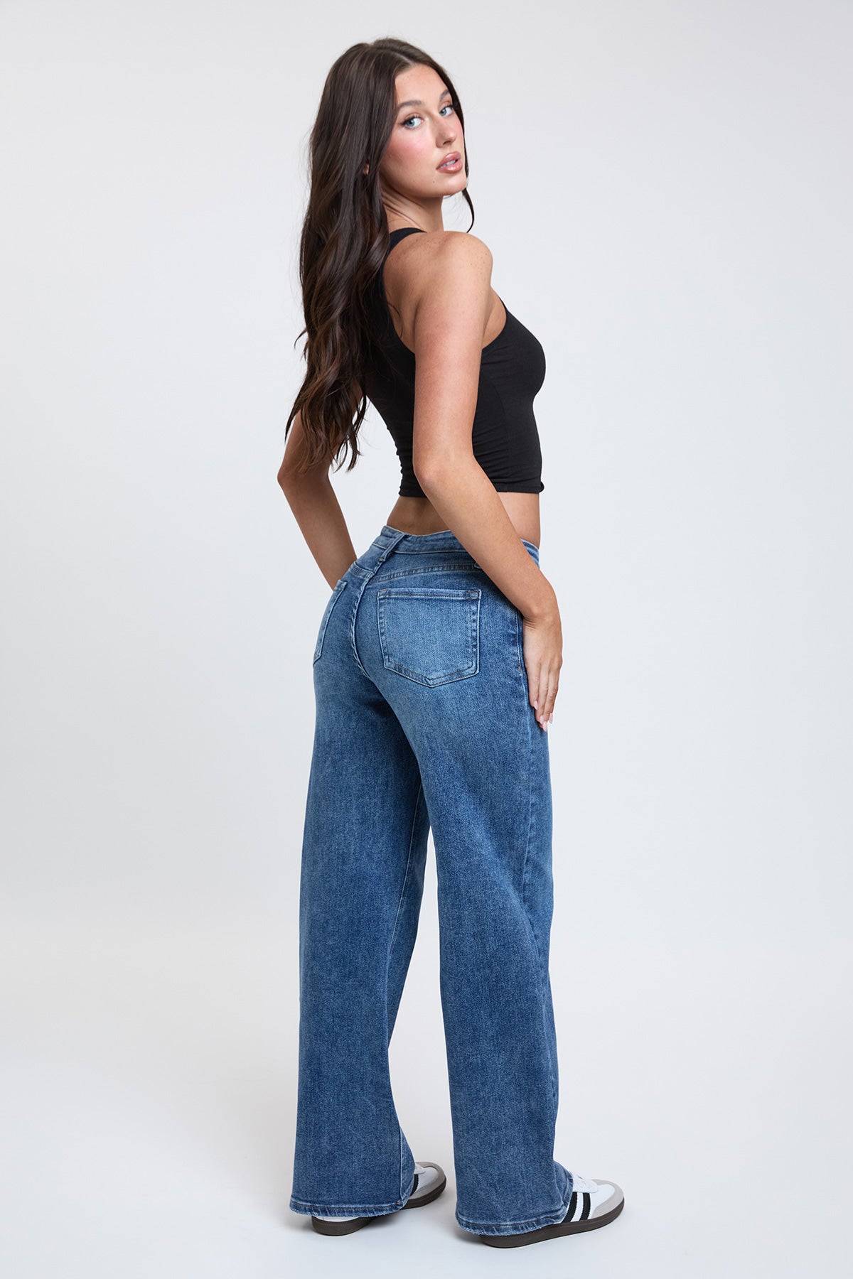 Women's Luxe Bella Wide Leg Jeans