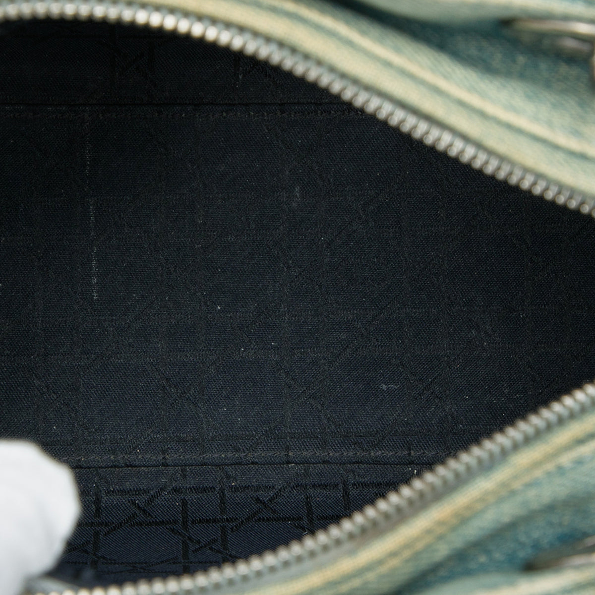 Satchel Lady Dior Denim (Pre-Owned)