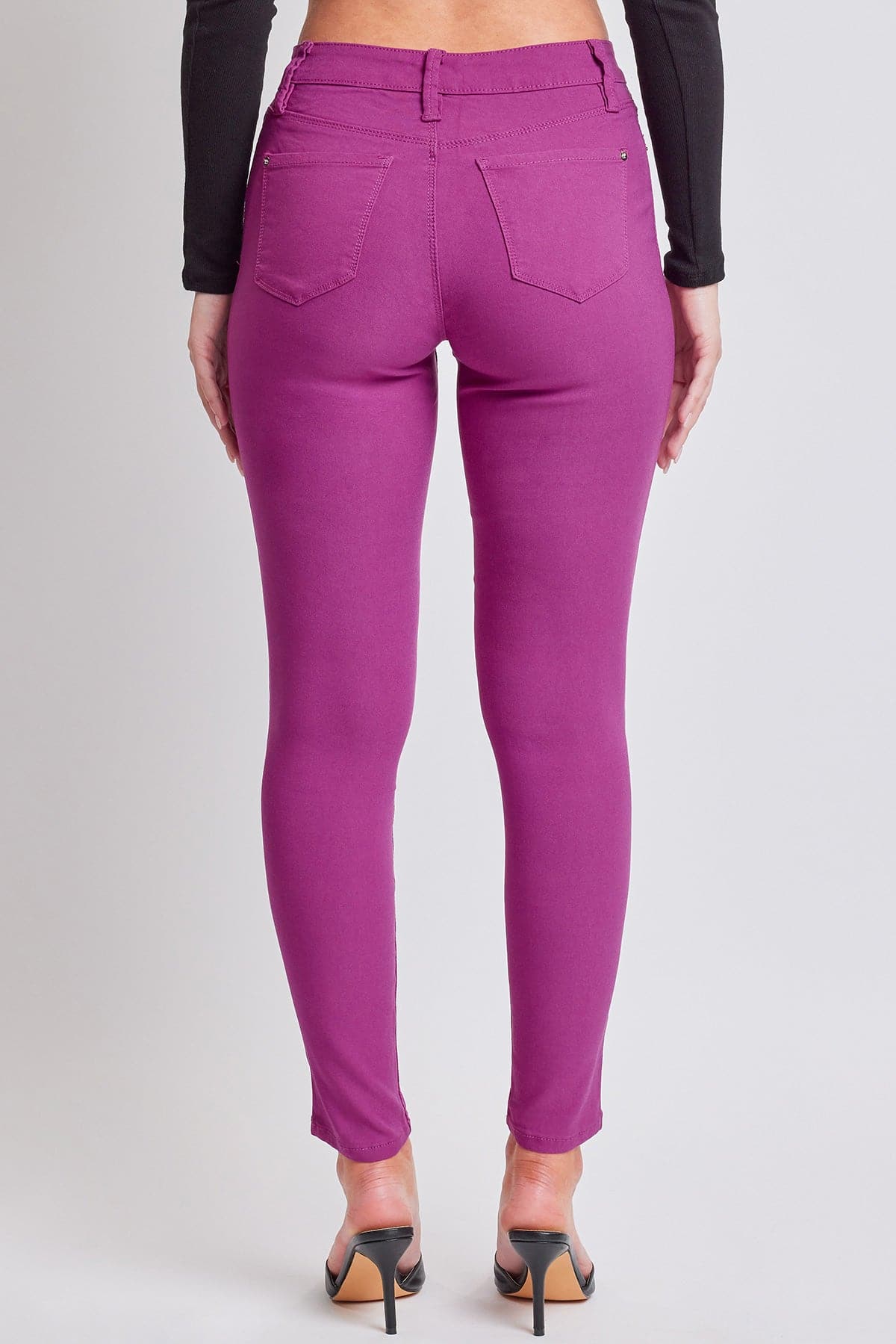 Women's Hyperstretch Skinny Pants, Berry Rose