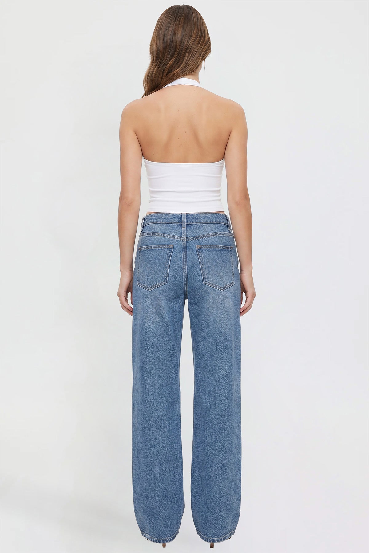 Women's Luxe Tie Front Jeans