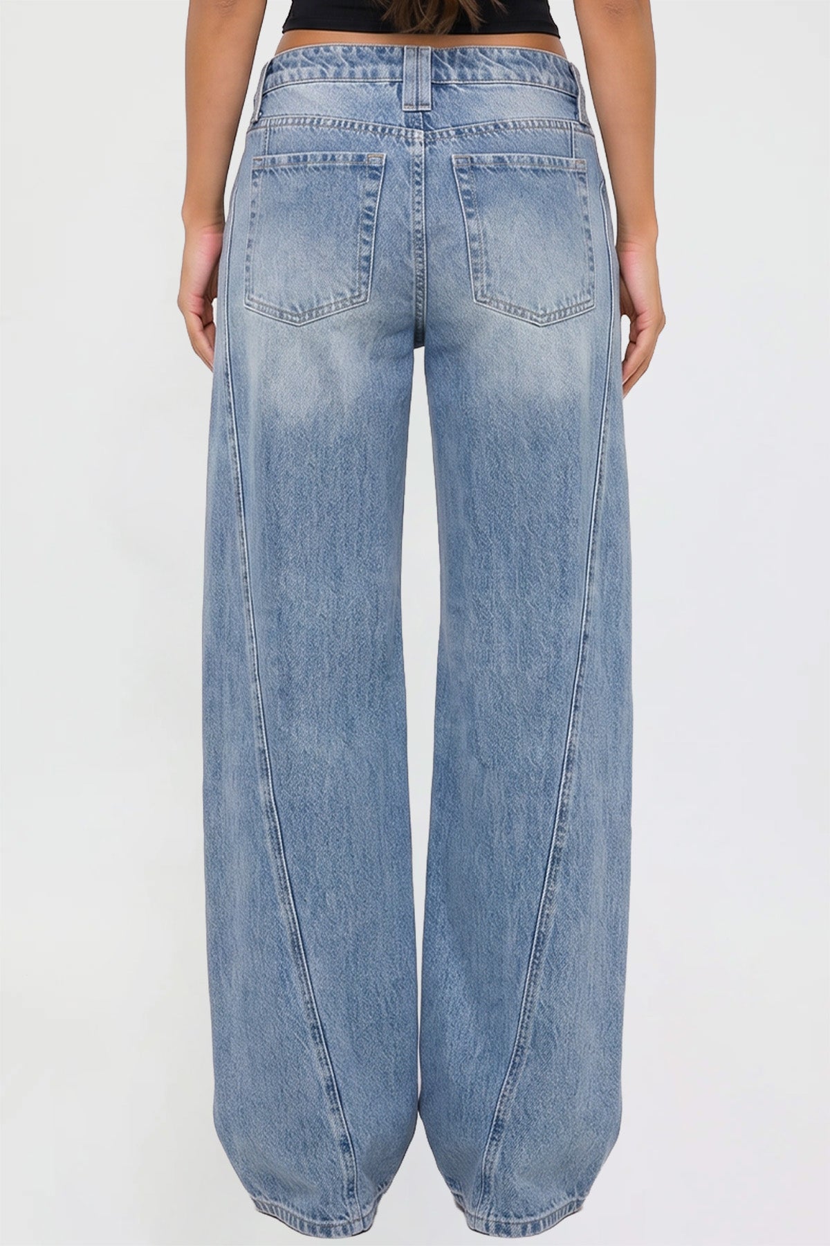 Women's Joey Seamed Ultra Wide Leg Jeans