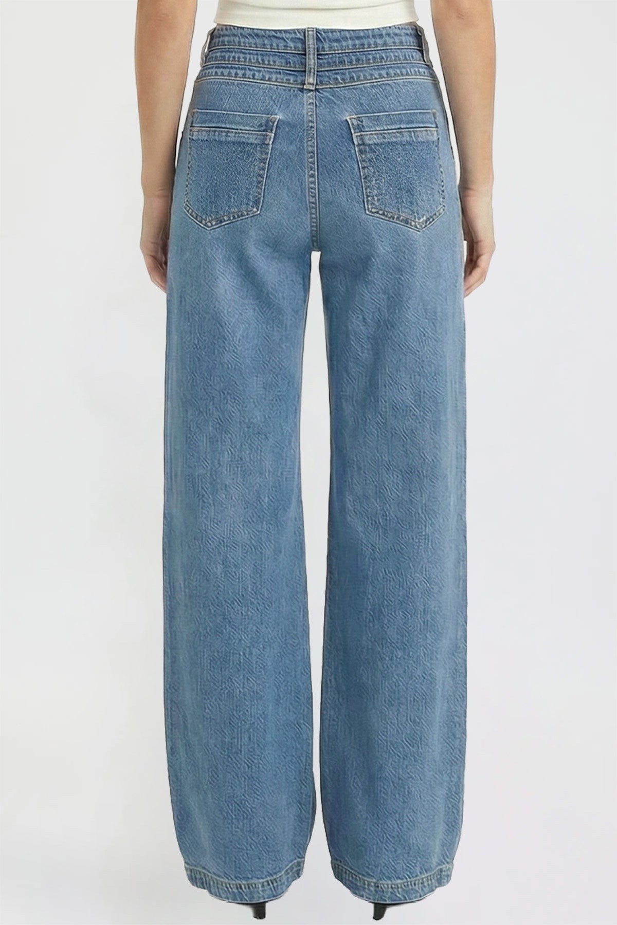 Women's Bella Triple Waistband Wide Leg Jeans