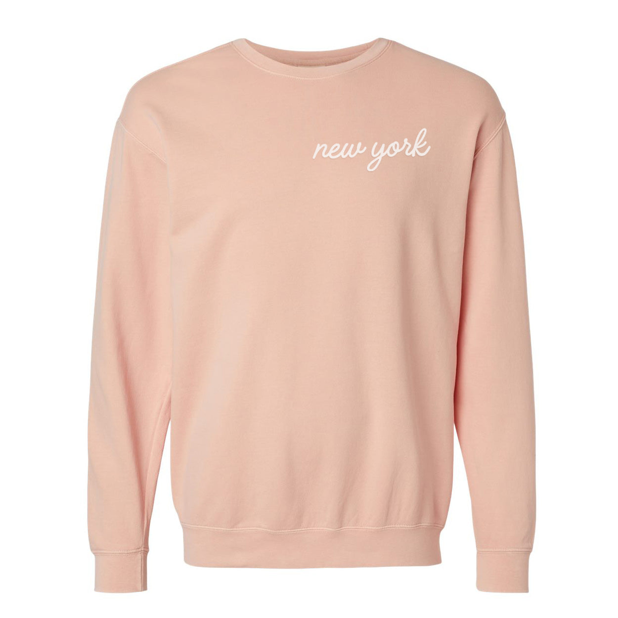 New York Cursive Washed Sweatshirt