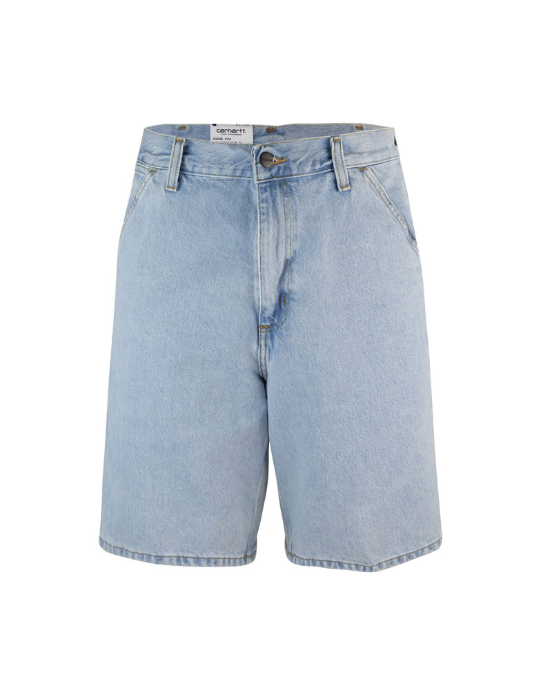 Bermuda Shorts Single Knee Denim Blue