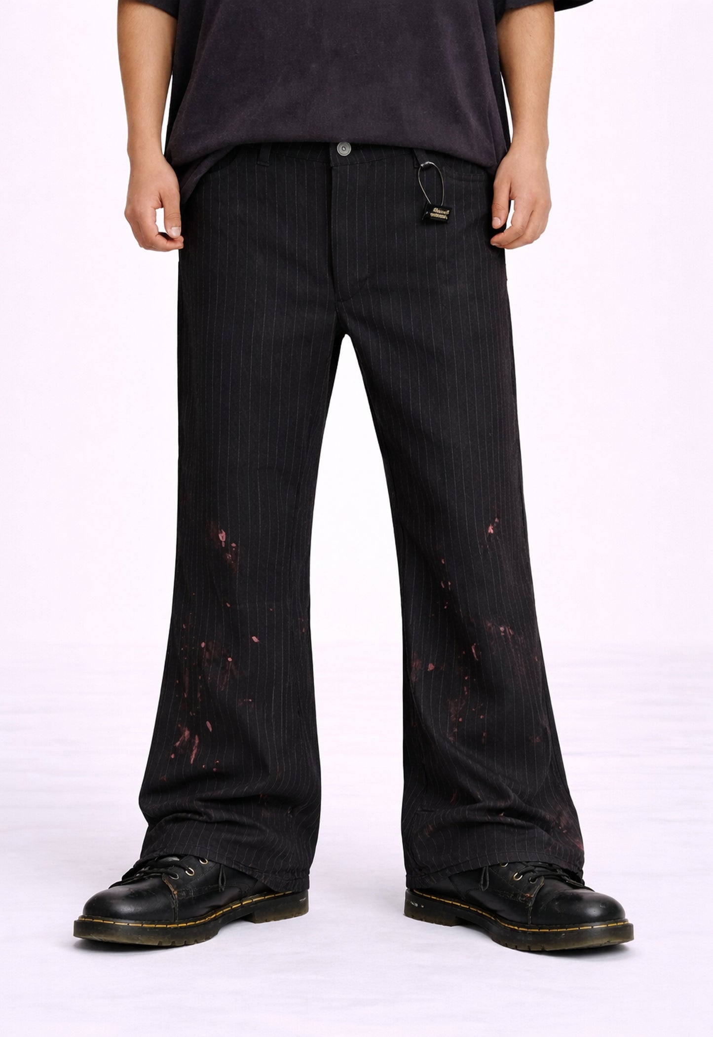 PINSTRIPE FLARE PANTS
