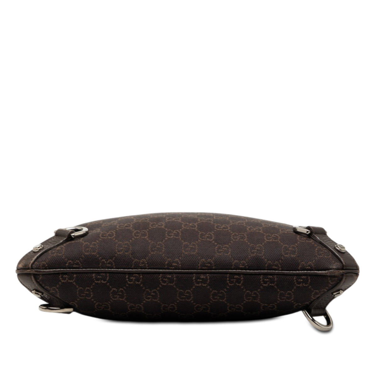 Crossbody Bag Abbey D-Ring Denim Brown (Pre-Owned)