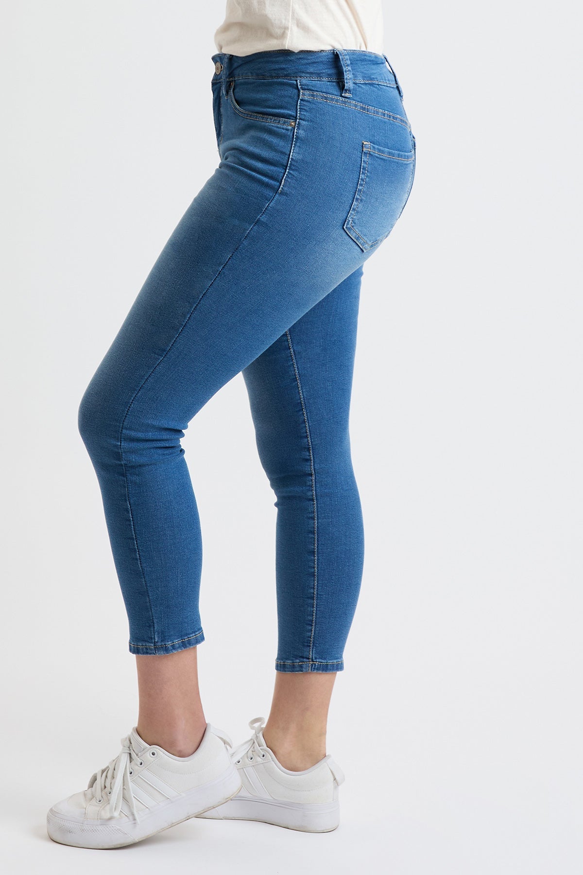 Women's Petite Sustainable High Rise Skinny Jeans