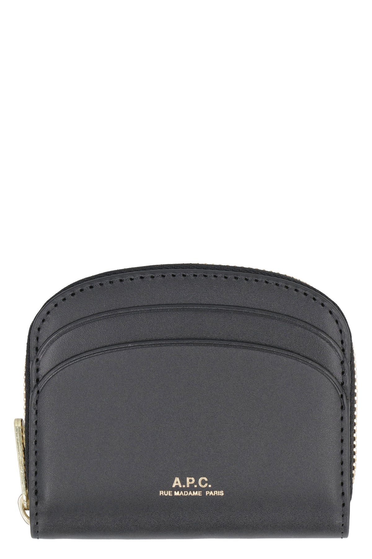 Demi-Lune Mini Wallet in Black