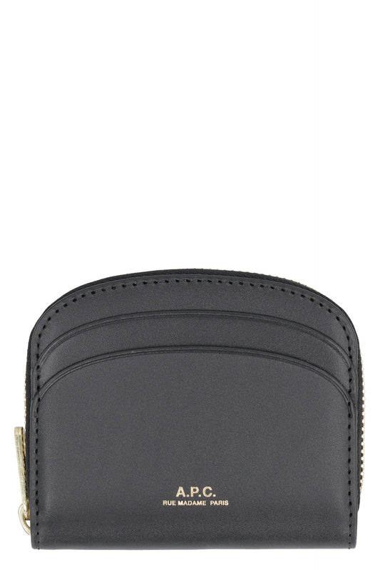 Demi-Lune Mini Wallet in Black
