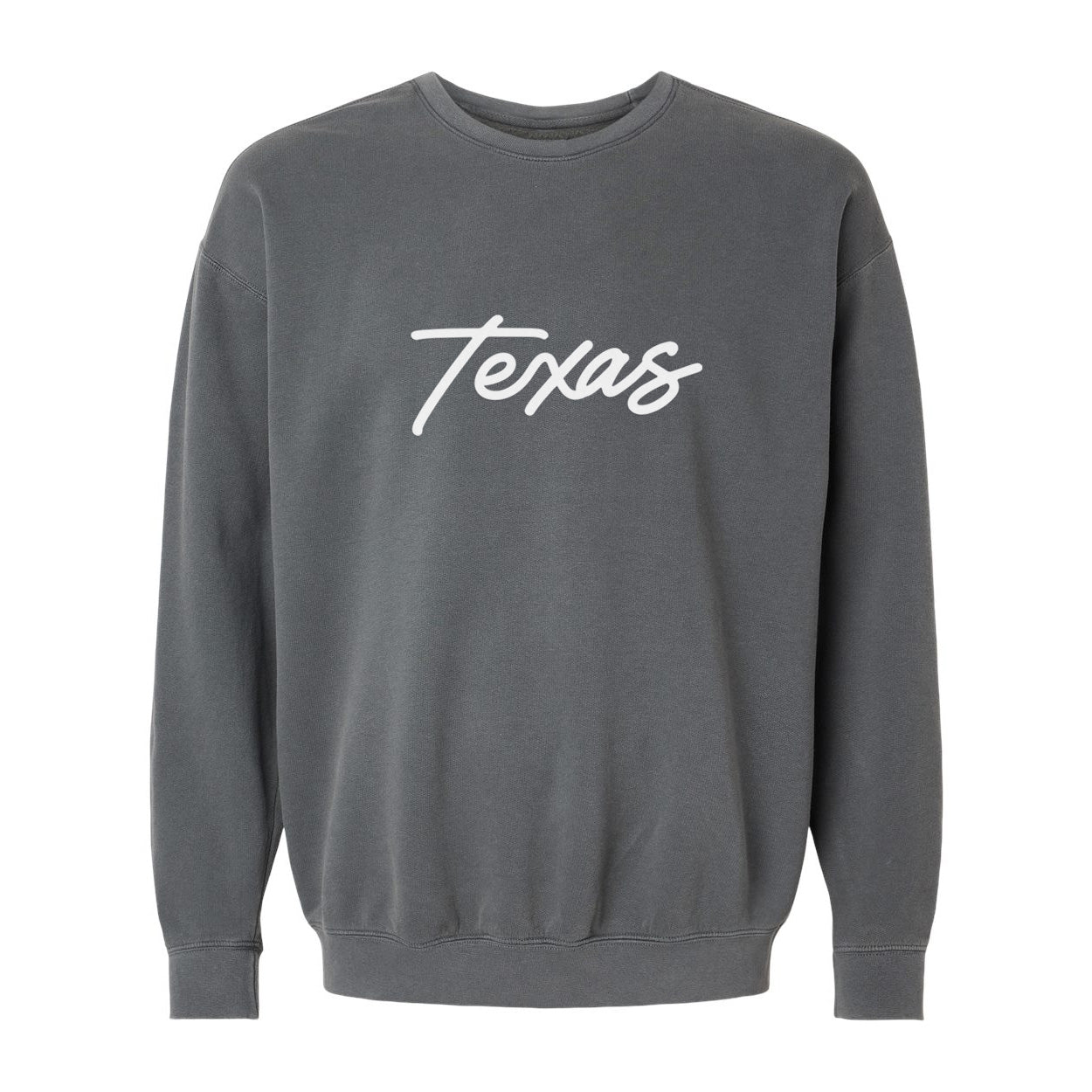 Texas Cursive Washed Sweatshirt