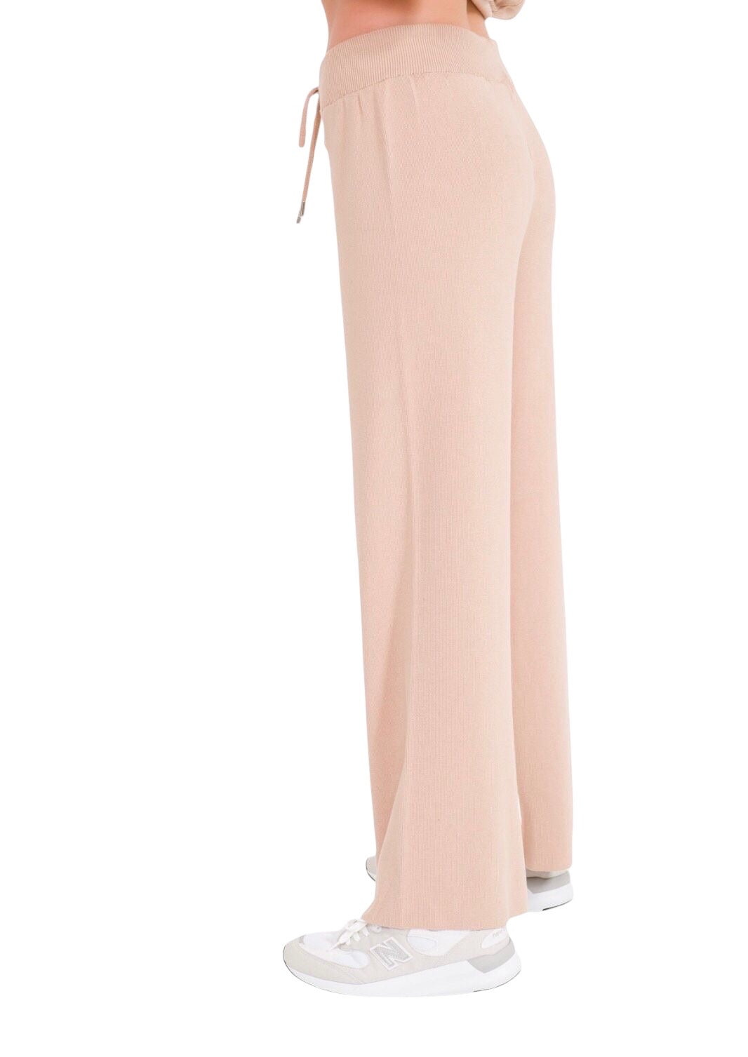 Effortless Elegance Set with Rib Side Zip Long Sleeve Maternity/Nursing Top & Lounge Pants