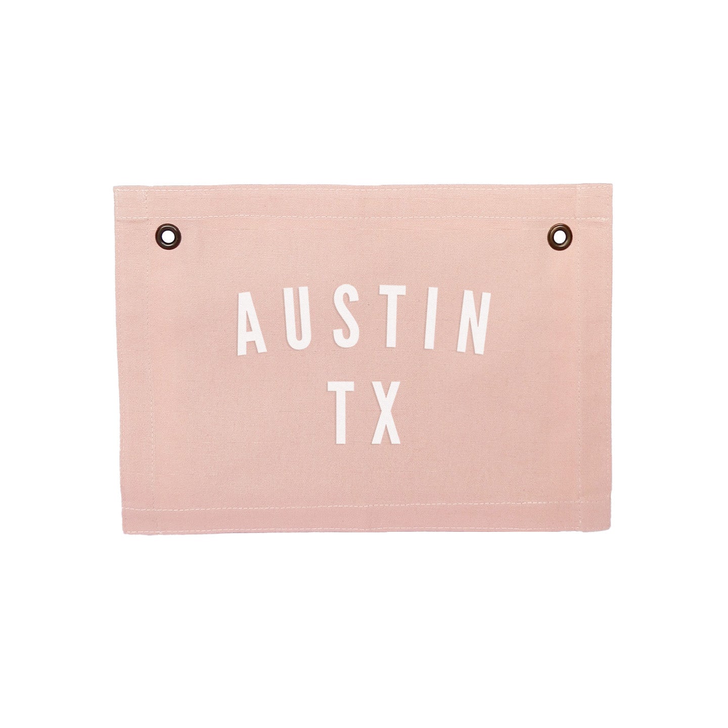 Austin Texas Small Canvas Flag