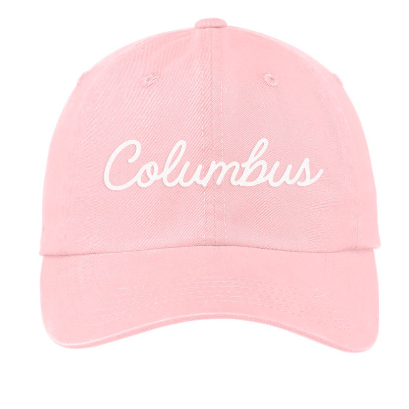 Columbus Cursive Baseball Cap