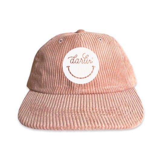 Darlin' Cursive Smile Corduroy Cap