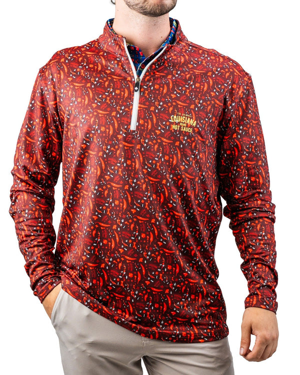 Louisiana Hot Sauce - Dancing Peppers Performance Pullover