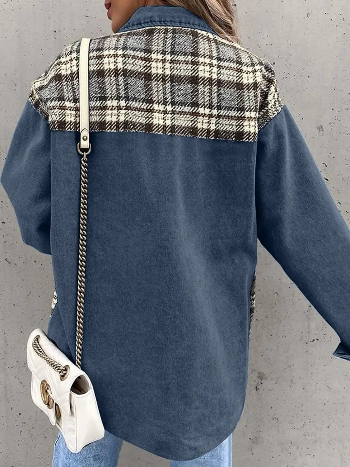 Jacket - Plaid Oversized - Cotton