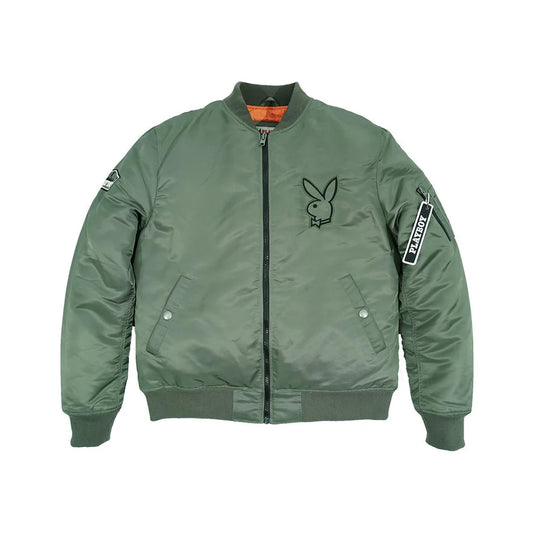 Playboy Khaki Green Bomber