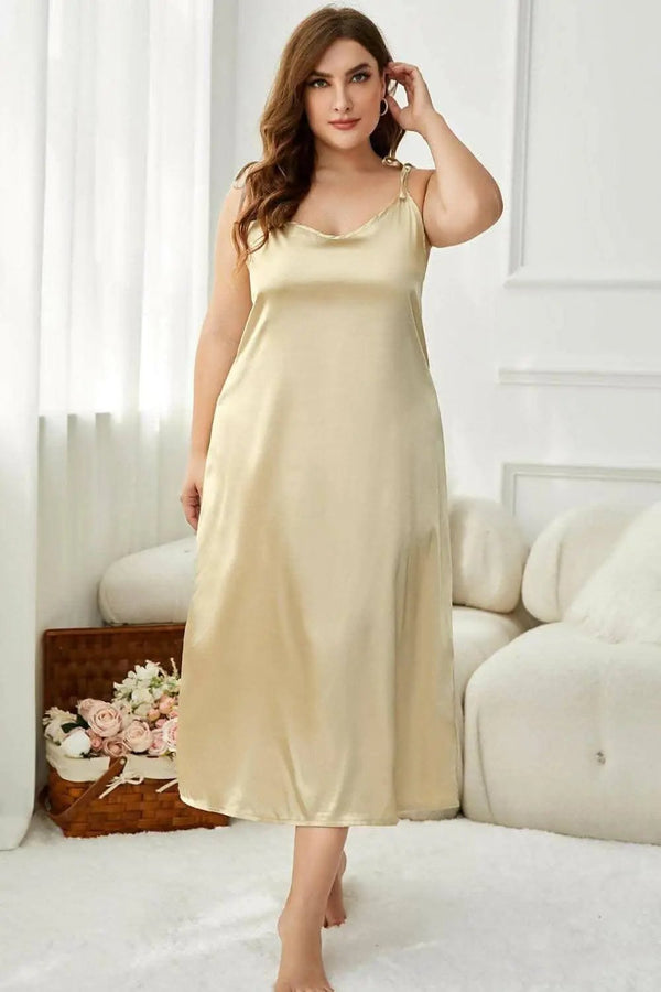 Plus Size Dress - Elegant - Midi