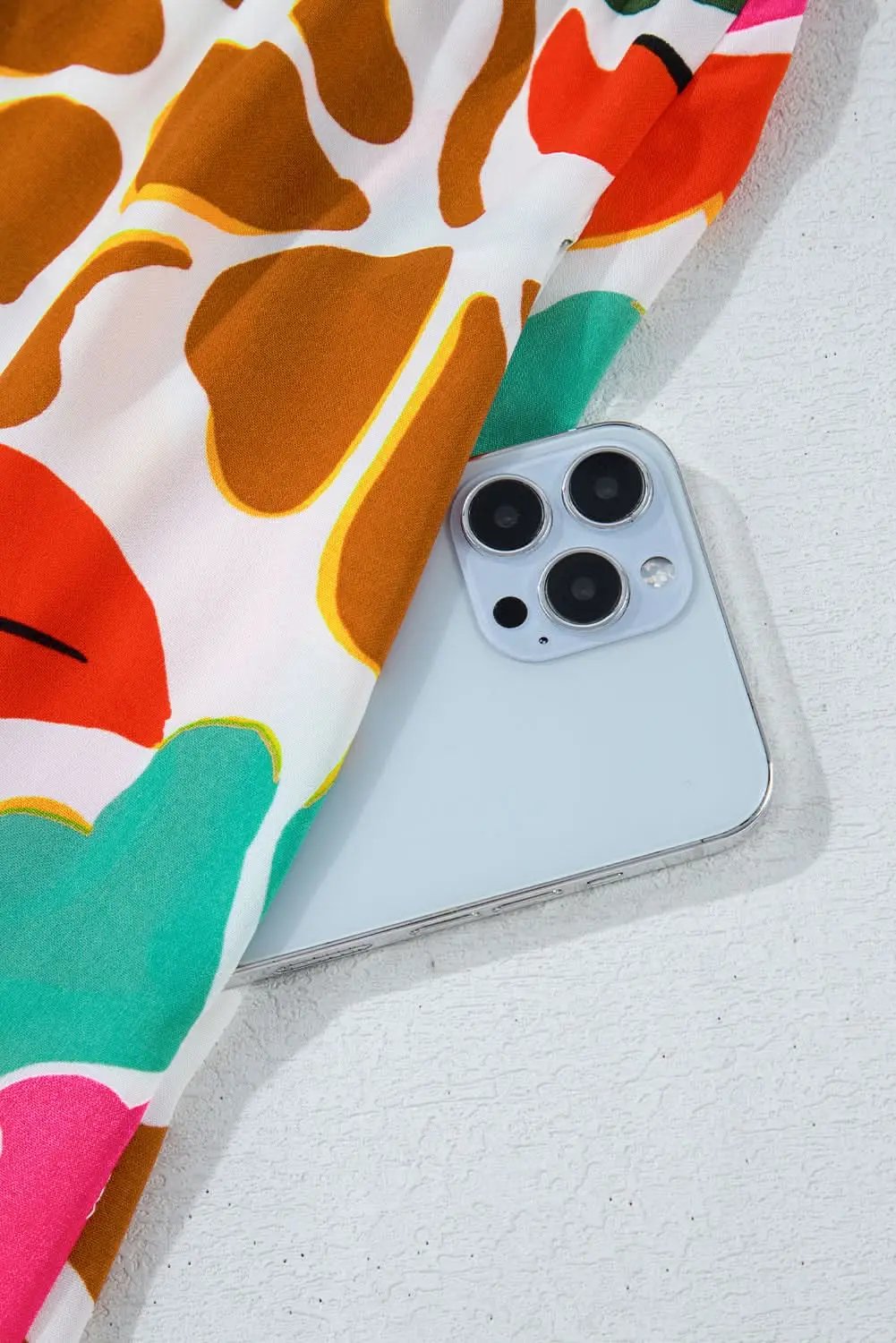 Love Salve Orange Floral Dress Women's Vacation H-Line Spring Style Lightweight