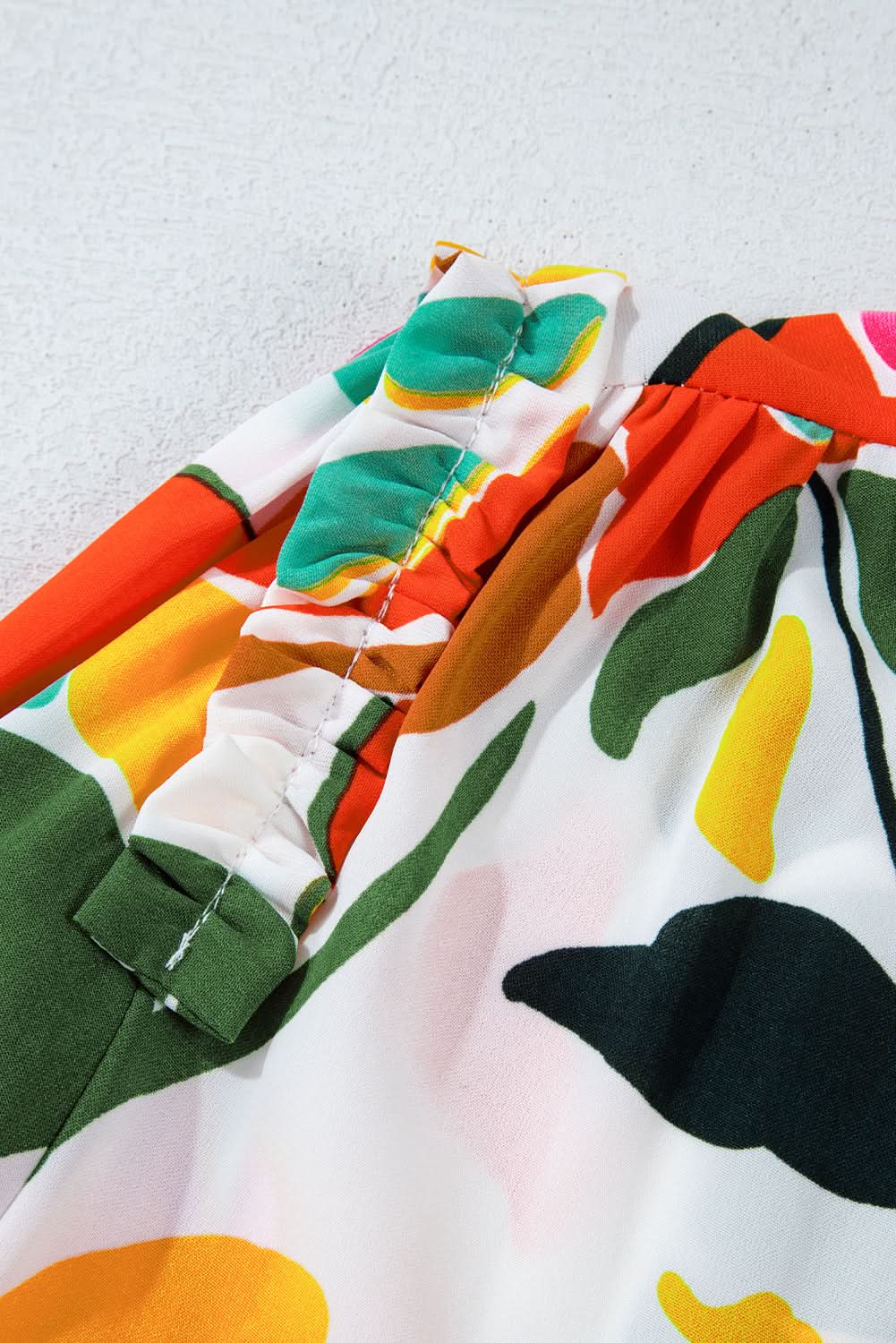 Love Salve Orange Floral Dress Women's Vacation H-Line Spring Style Lightweight