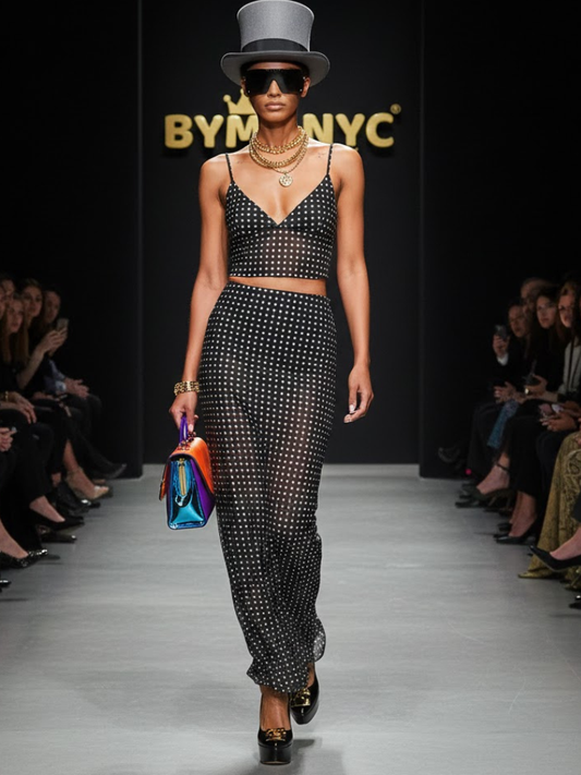 Polka Dot Mesh Set • SOHO New Collection BYMANYC ® New York