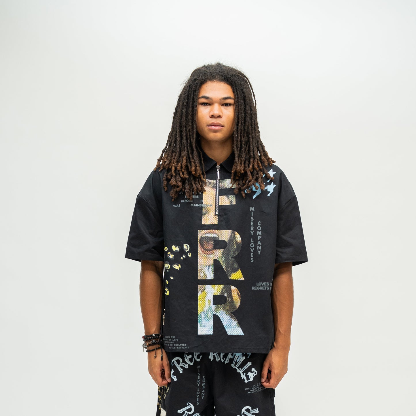 Property Quarter-Zip Shirt - Black