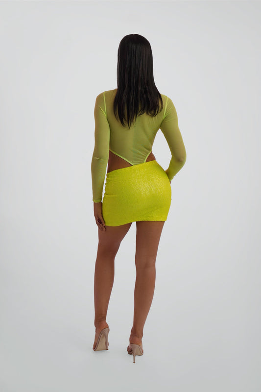 Quinn Sequin Mini Skirt