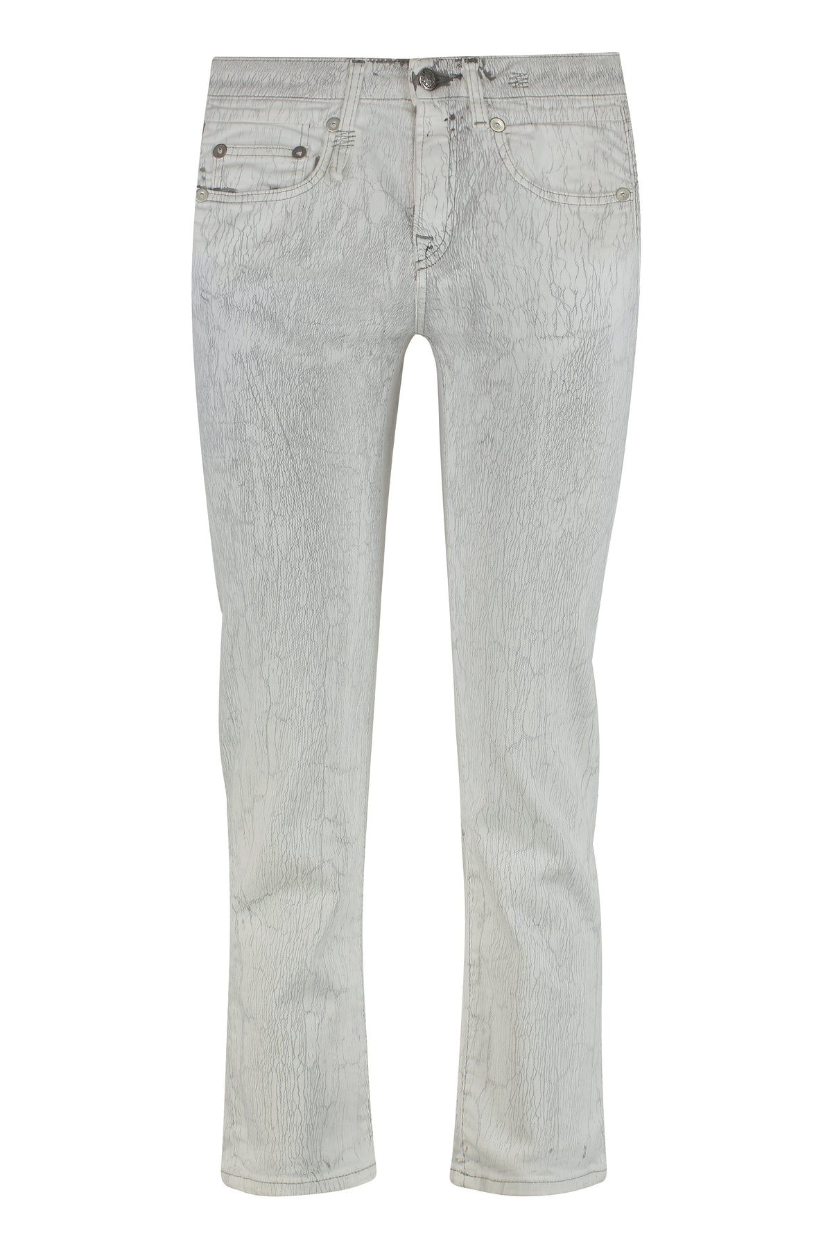 Straight Jeans in Pale Grey