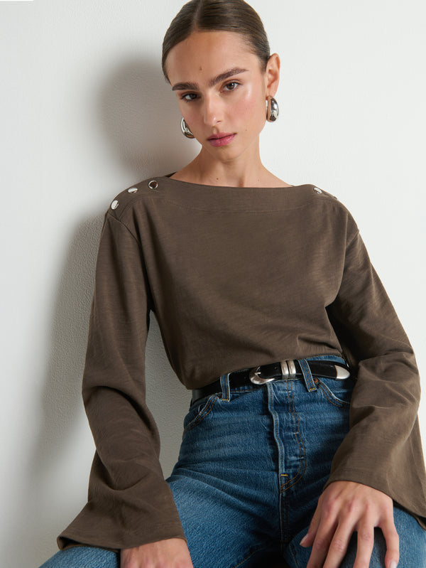 Nation Rochelle Boatneck Tee