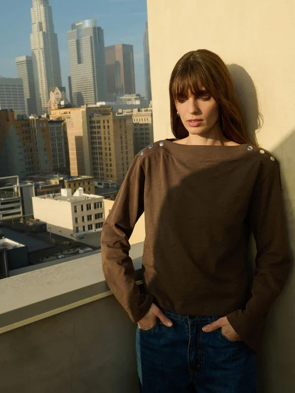 Nation Rochelle Boatneck Tee