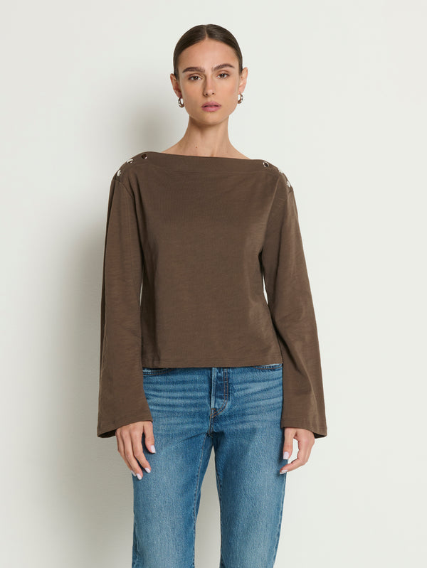 Nation Rochelle Boatneck Tee