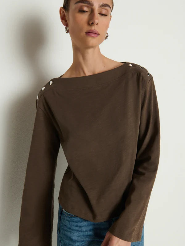 Nation Rochelle Boatneck Tee