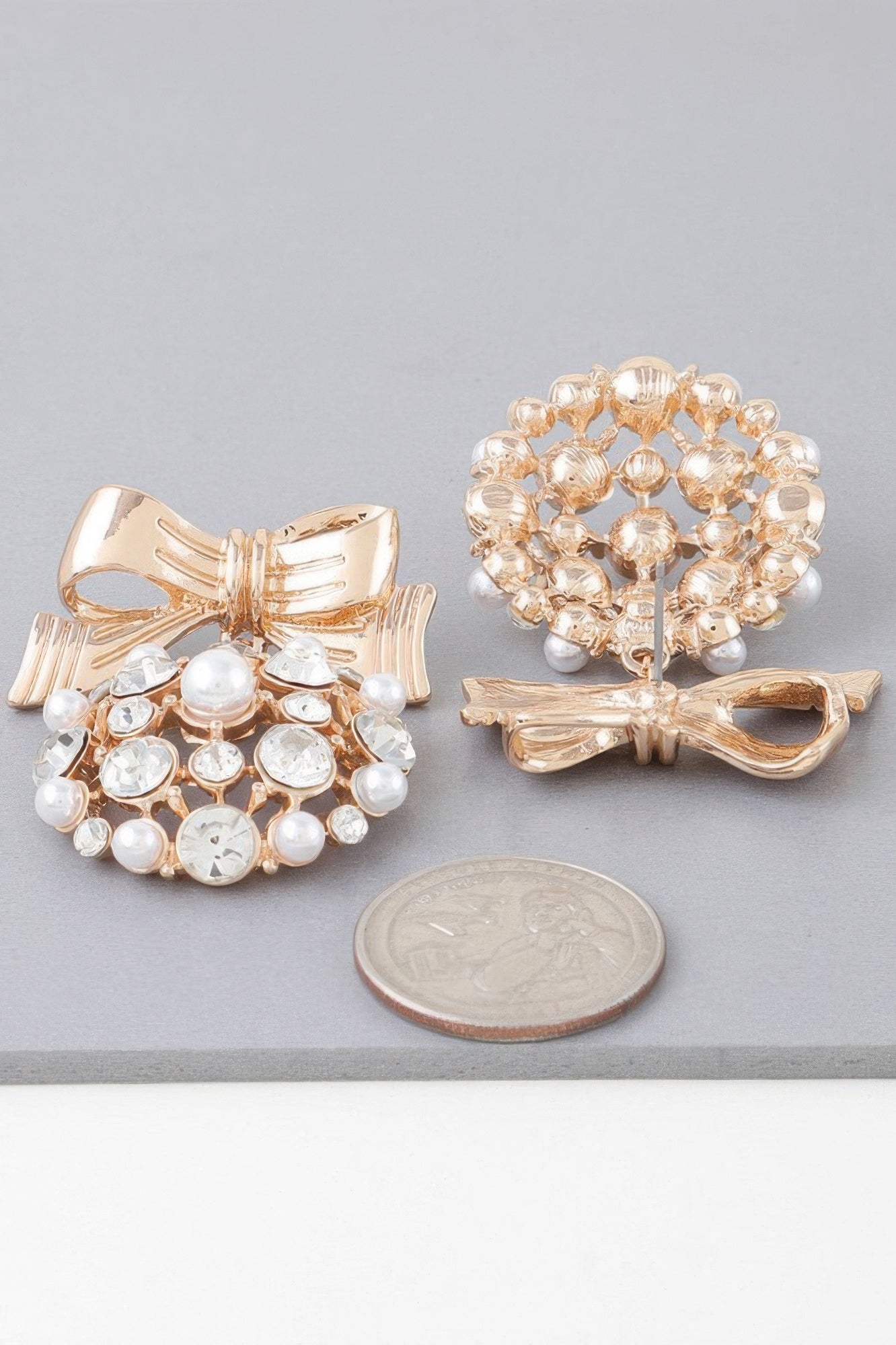 ROCKEFELLER CENTER Bejeweled Ribbon Earrings: BYMANYC ® New York