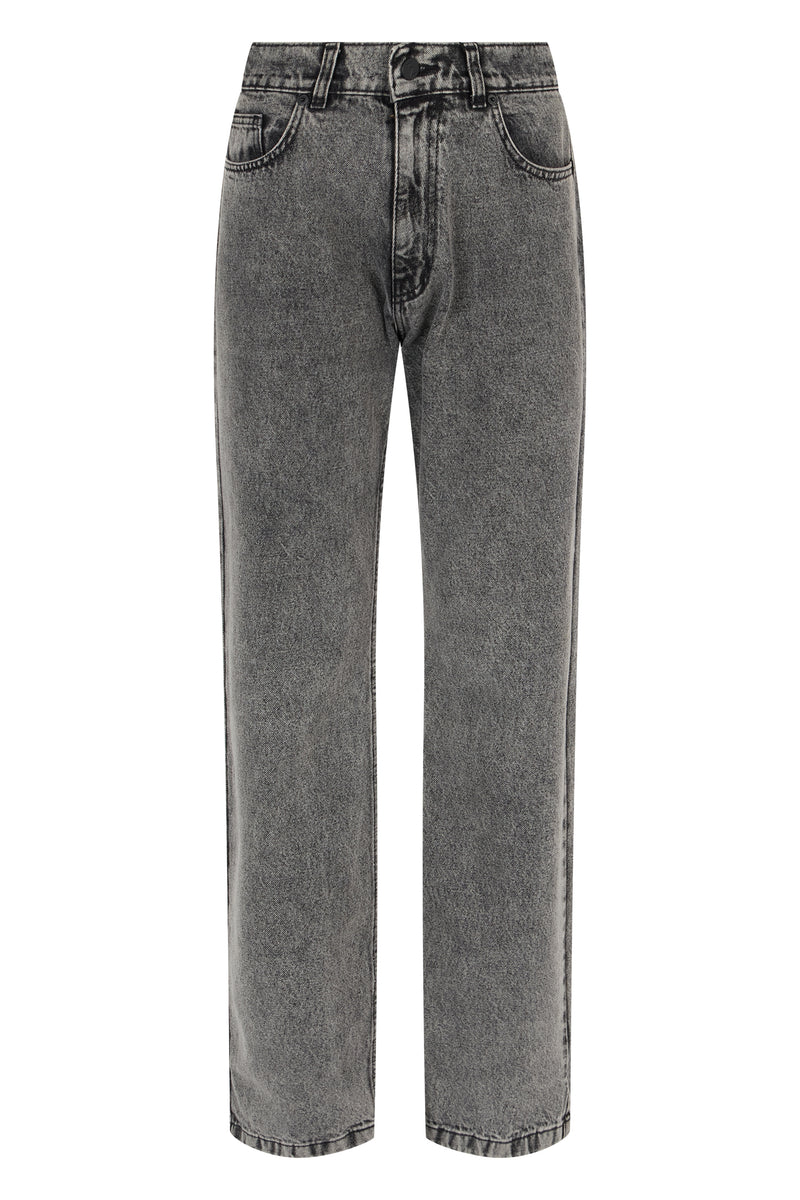 Straight Jeans Cotton Grey
