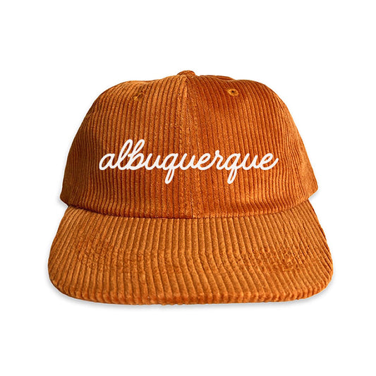 Albuquerque Cursive Corduroy Cap