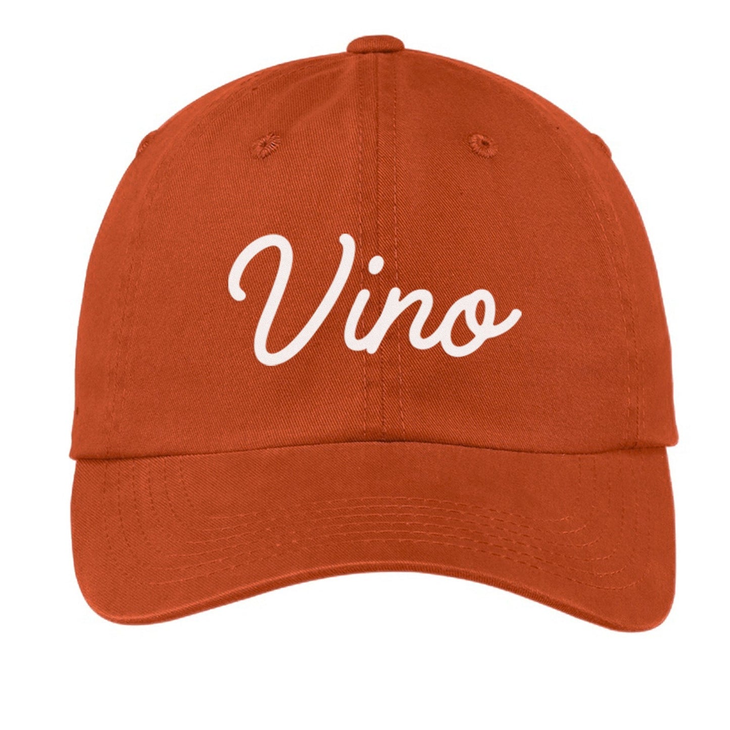 Vino Cursive Baseball Cap