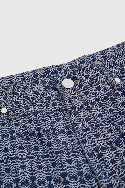 Racket Club Denim Carpenter Shorts